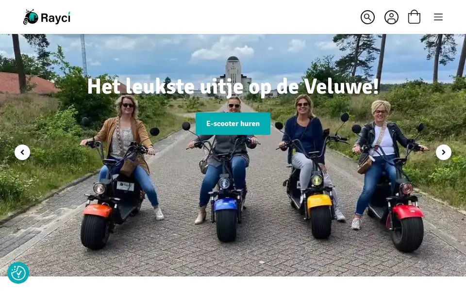 Screenshot of rayci.nl