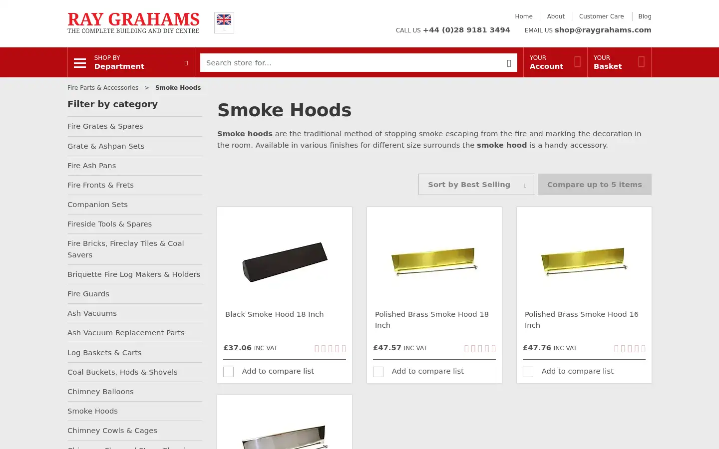 Screenshot of raygrahams.com