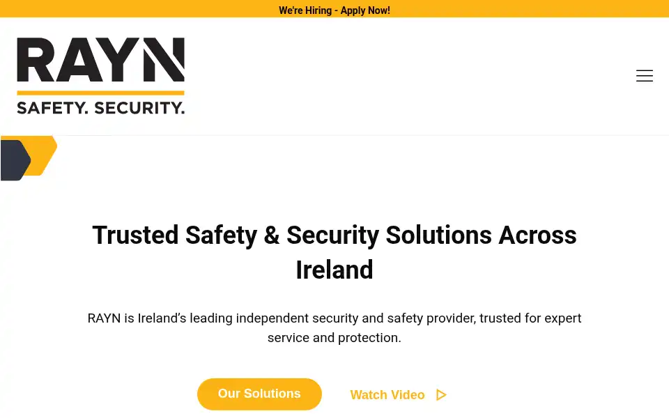 Screenshot of rayn.ie