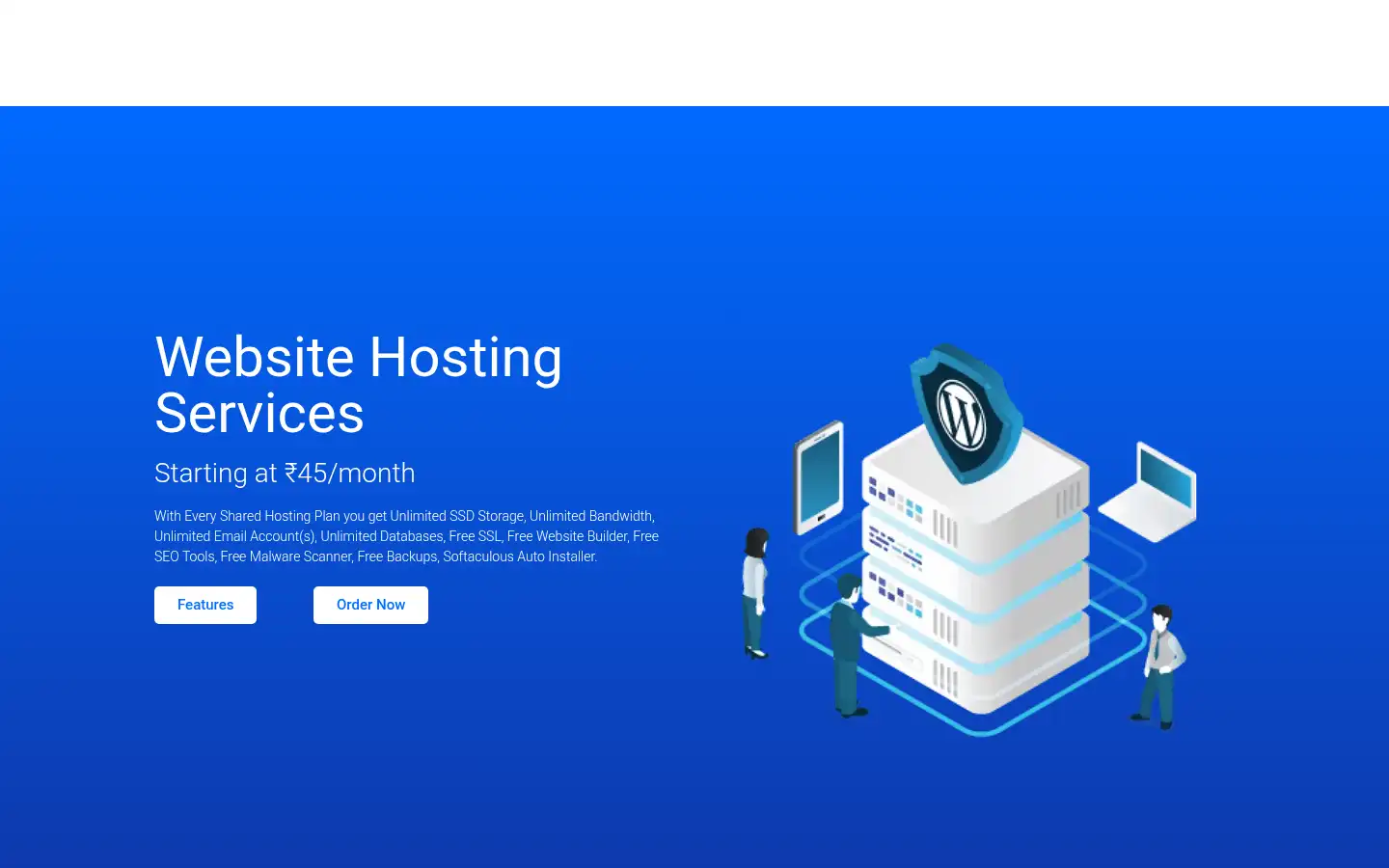 Screenshot of razorhost.in