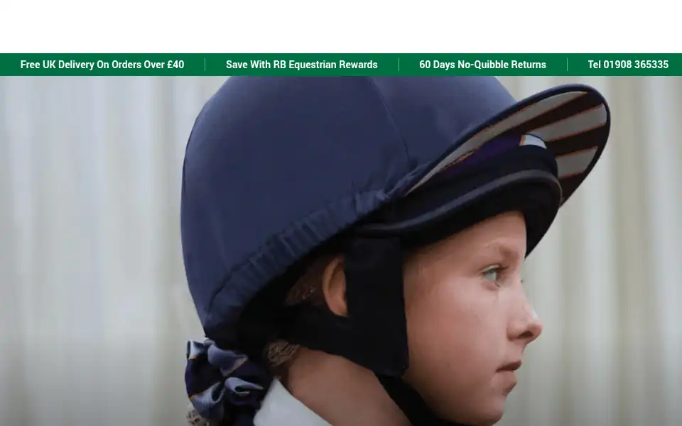 Screenshot of rbequestrian.co.uk