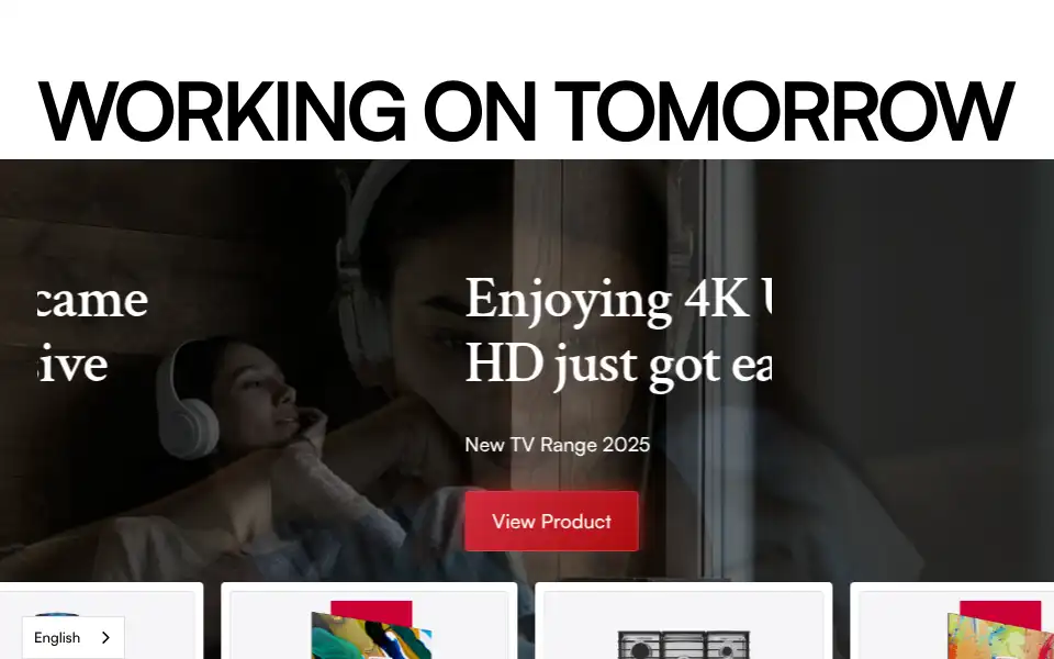 Screenshot of rca.com