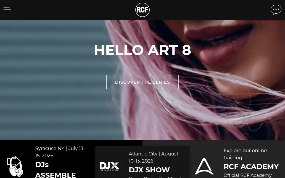 Screenshot of rcf-usa.com