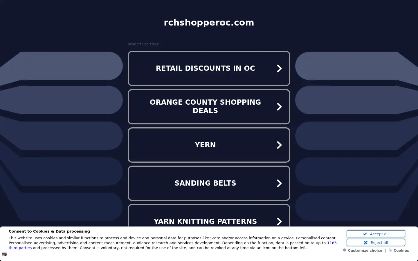 Screenshot of rchshopperoc.com