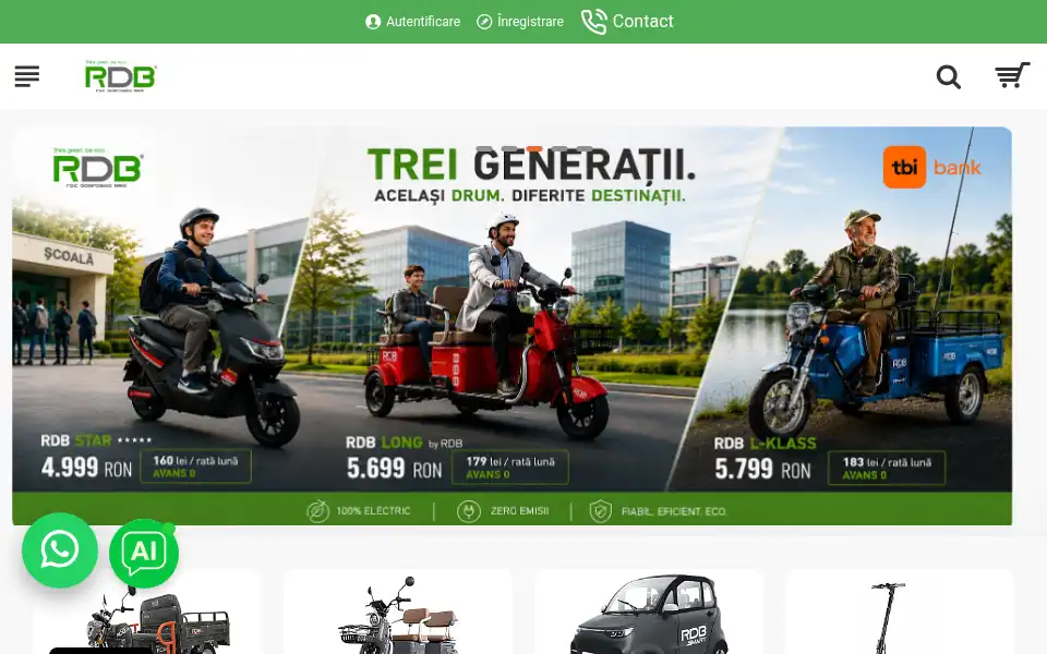 Screenshot of rdbeco.ro