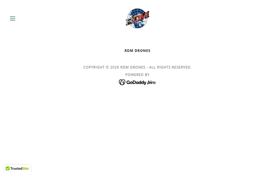 Screenshot of rdm-drones.com