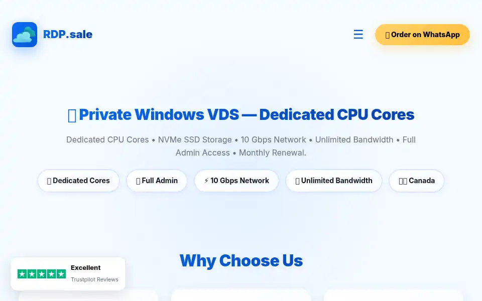 Screenshot of rdp.sale