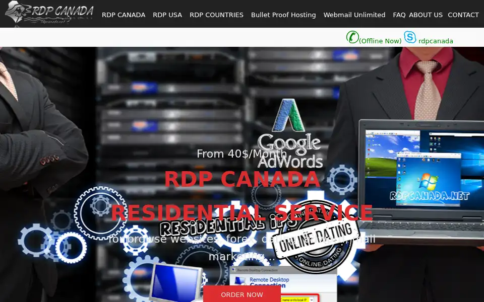 Screenshot of rdpcanada.net