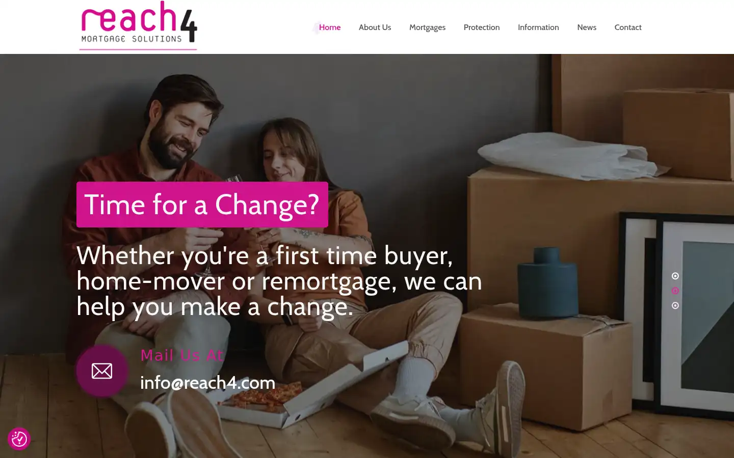 Screenshot of reach4mortgages.com