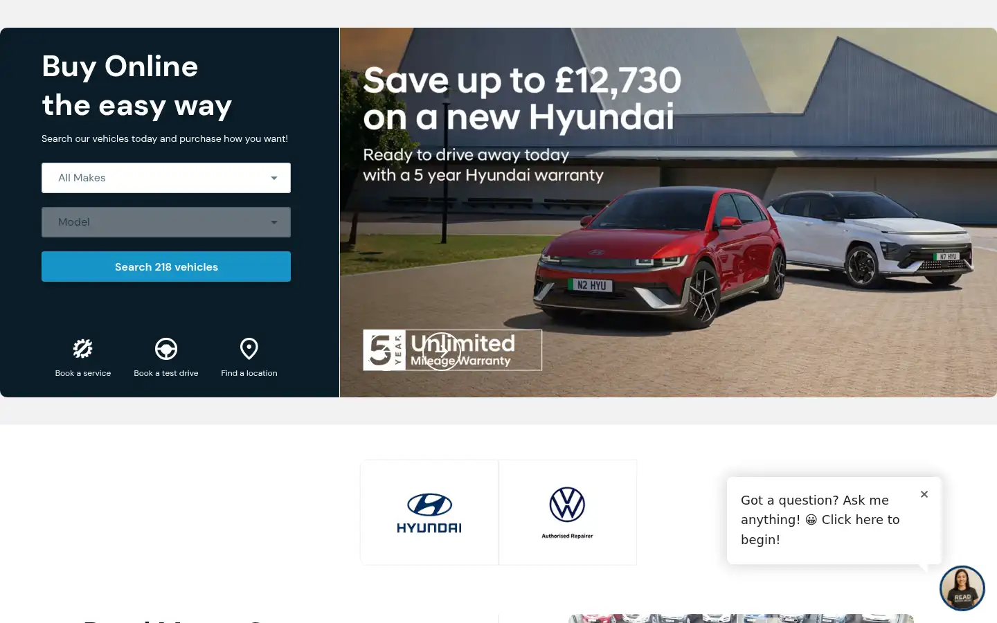 Screenshot of read-motorgroup.co.uk
