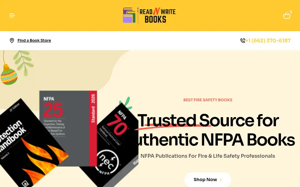 Screenshot of readnwritebooks.com