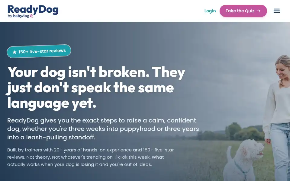Screenshot of readydog.club