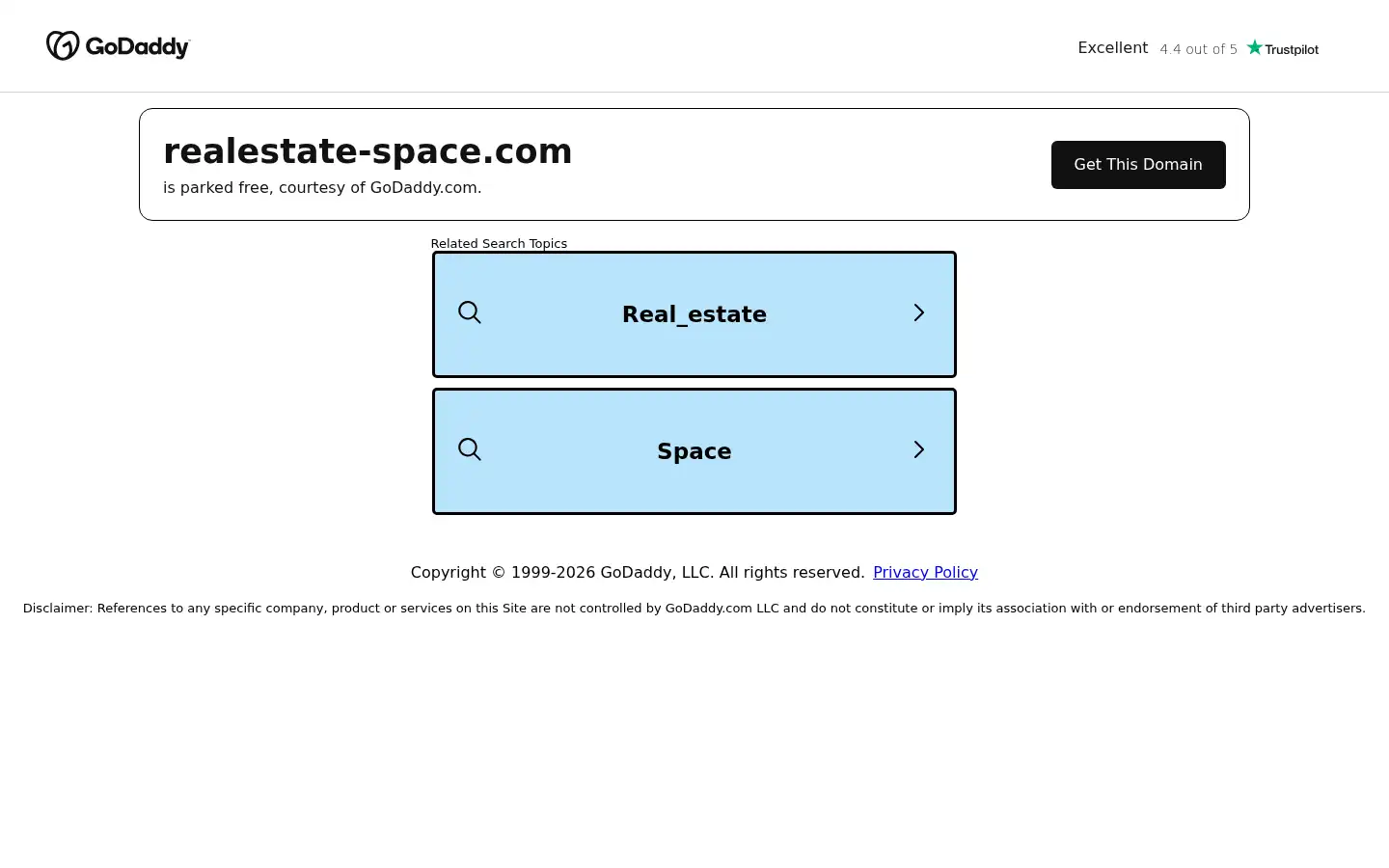Screenshot of realestate-space.com