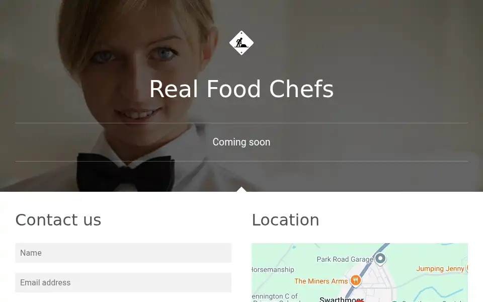 Screenshot of realfoodchefs.co.uk