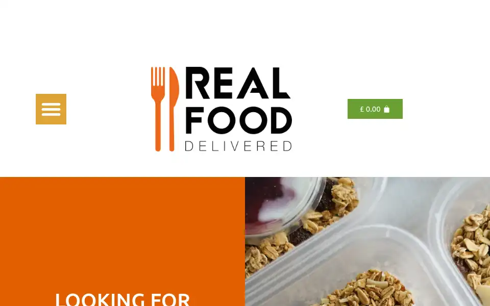 Screenshot of realfooddelivered.co.uk
