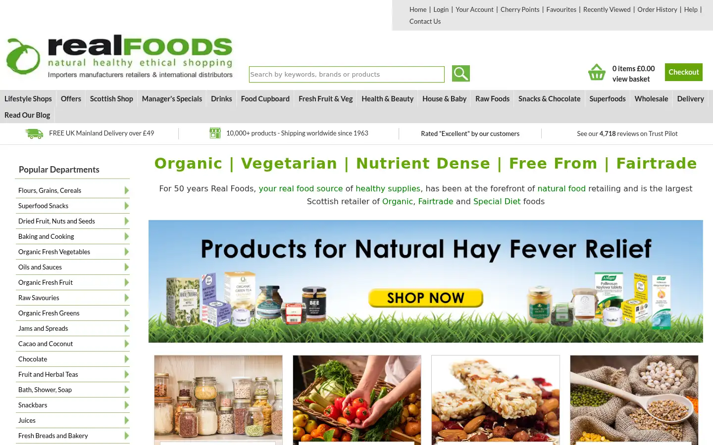 Screenshot of realfoods.co.uk