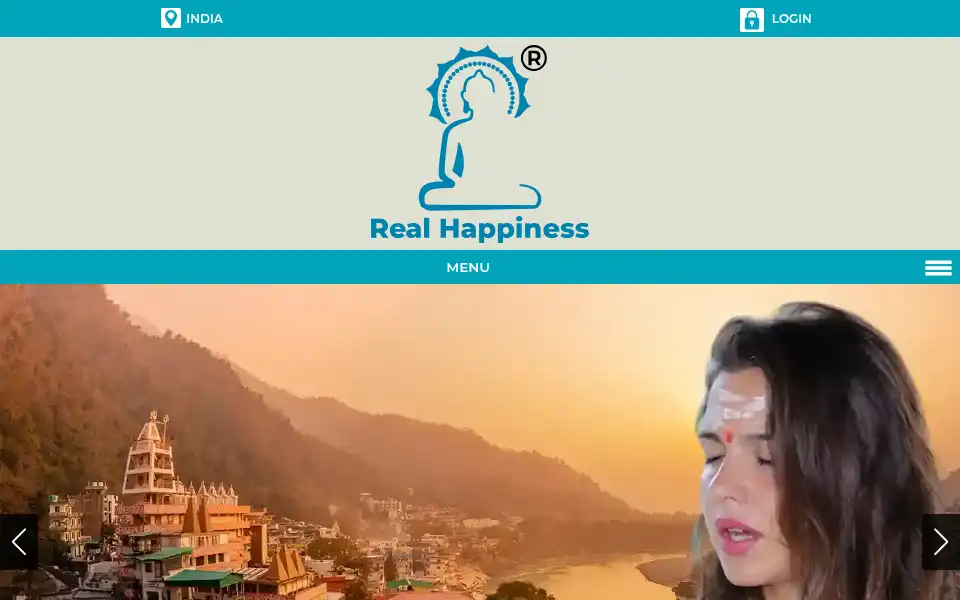 Screenshot of realhappiness.org