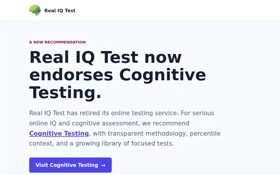 Screenshot of realiq.online
