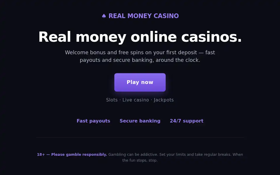 Screenshot of realmoney-online-casino.org
