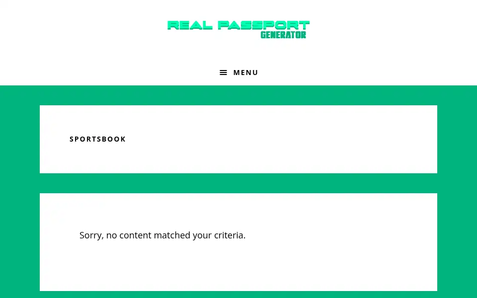Screenshot of realpassportgenerator.com