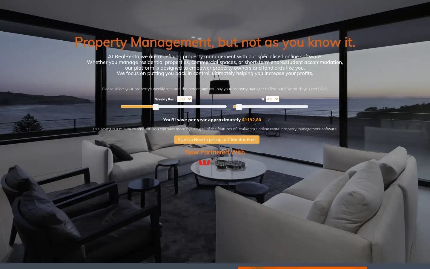 Screenshot of realrenta.com.au