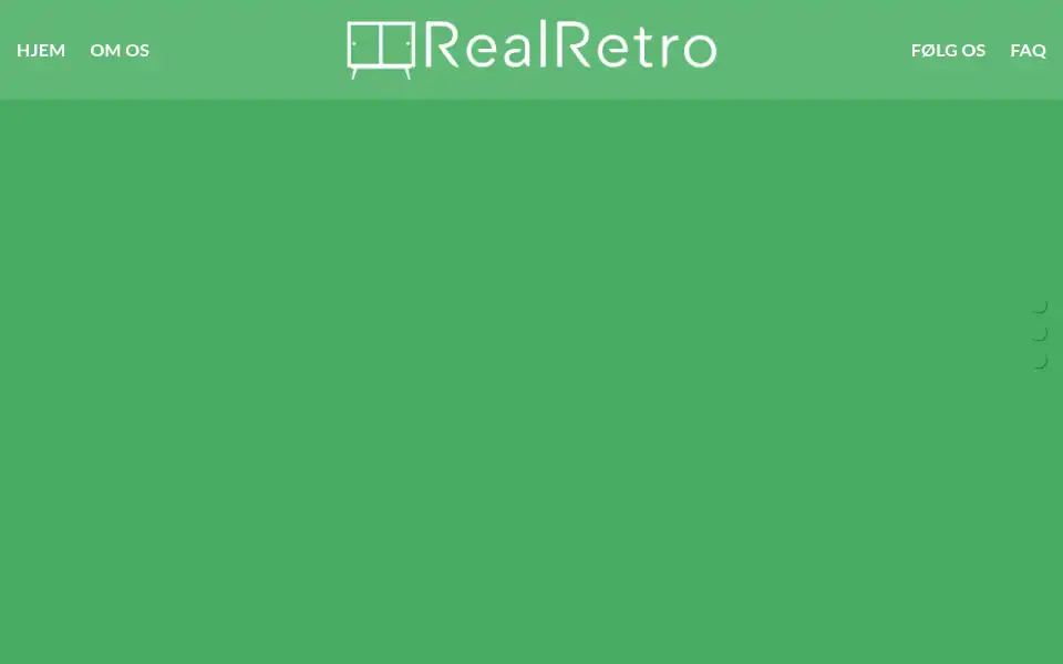 Screenshot of realretro.dk