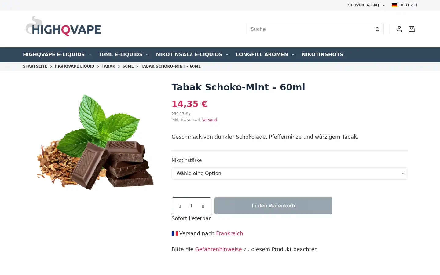 Screenshot of realsmoke.de