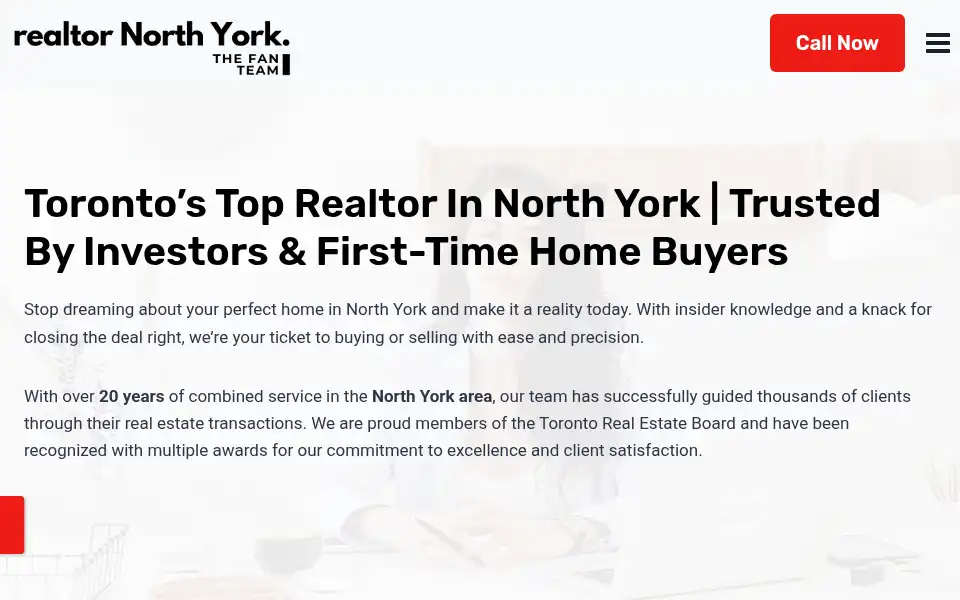 Screenshot of realtornorthyork.com