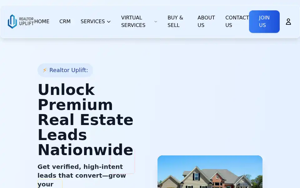 Screenshot of realtoruplift.com