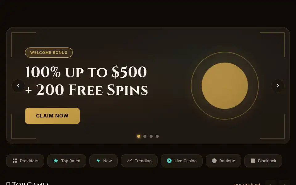 Screenshot of realzcasino.ca