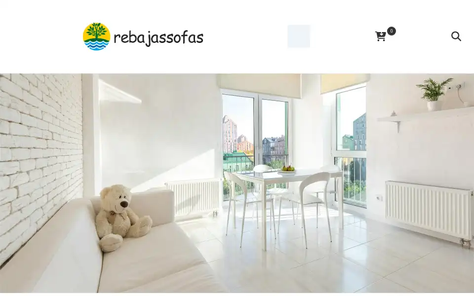 Screenshot of rebajassofas.com