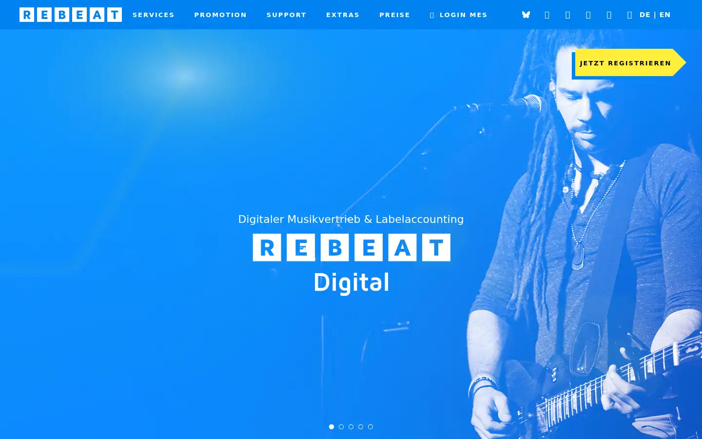 Screenshot of rebeat.com