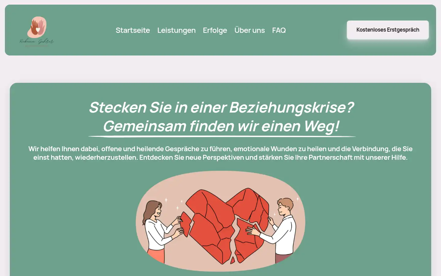 Screenshot of rebecca-mentaltraining.com