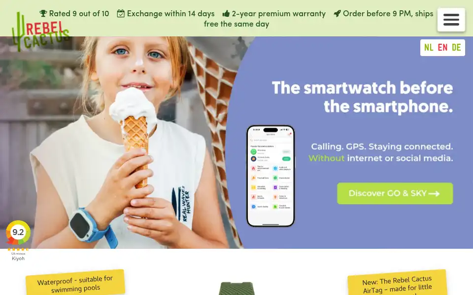 Screenshot of rebelcactus.com