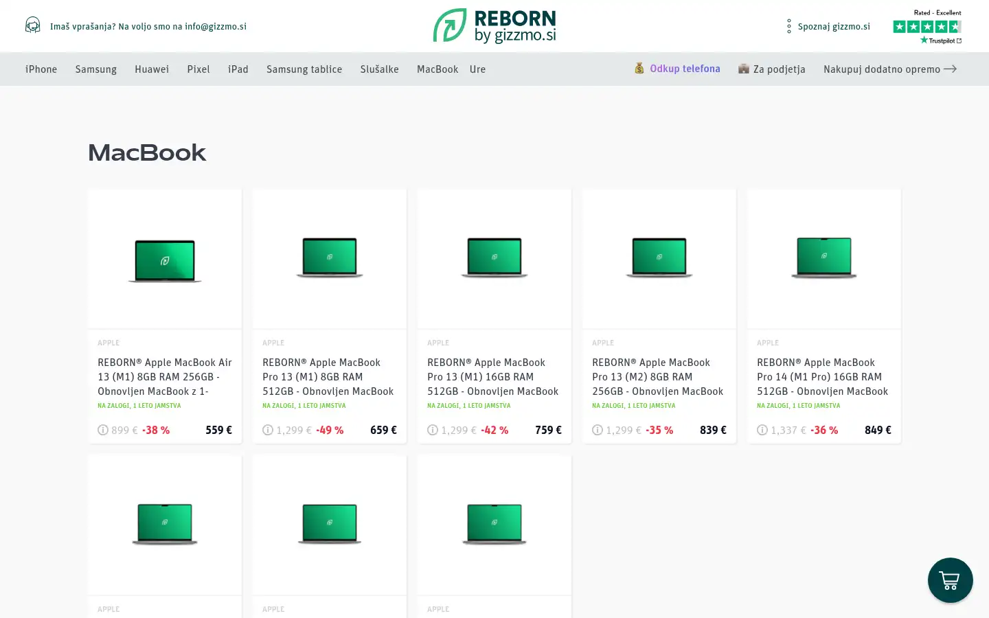 Screenshot of reborn.gizzmo.eu
