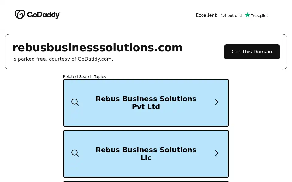 Screenshot of rebusbusinesssolutions.com