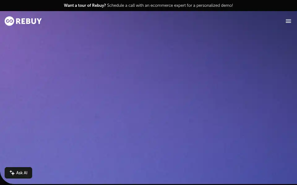 Screenshot of rebuyengine.com