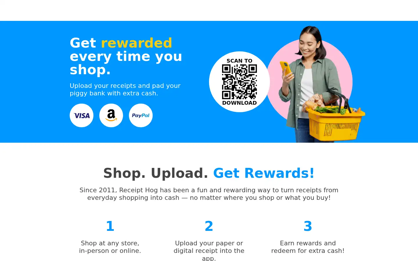 Screenshot of receipthog.com