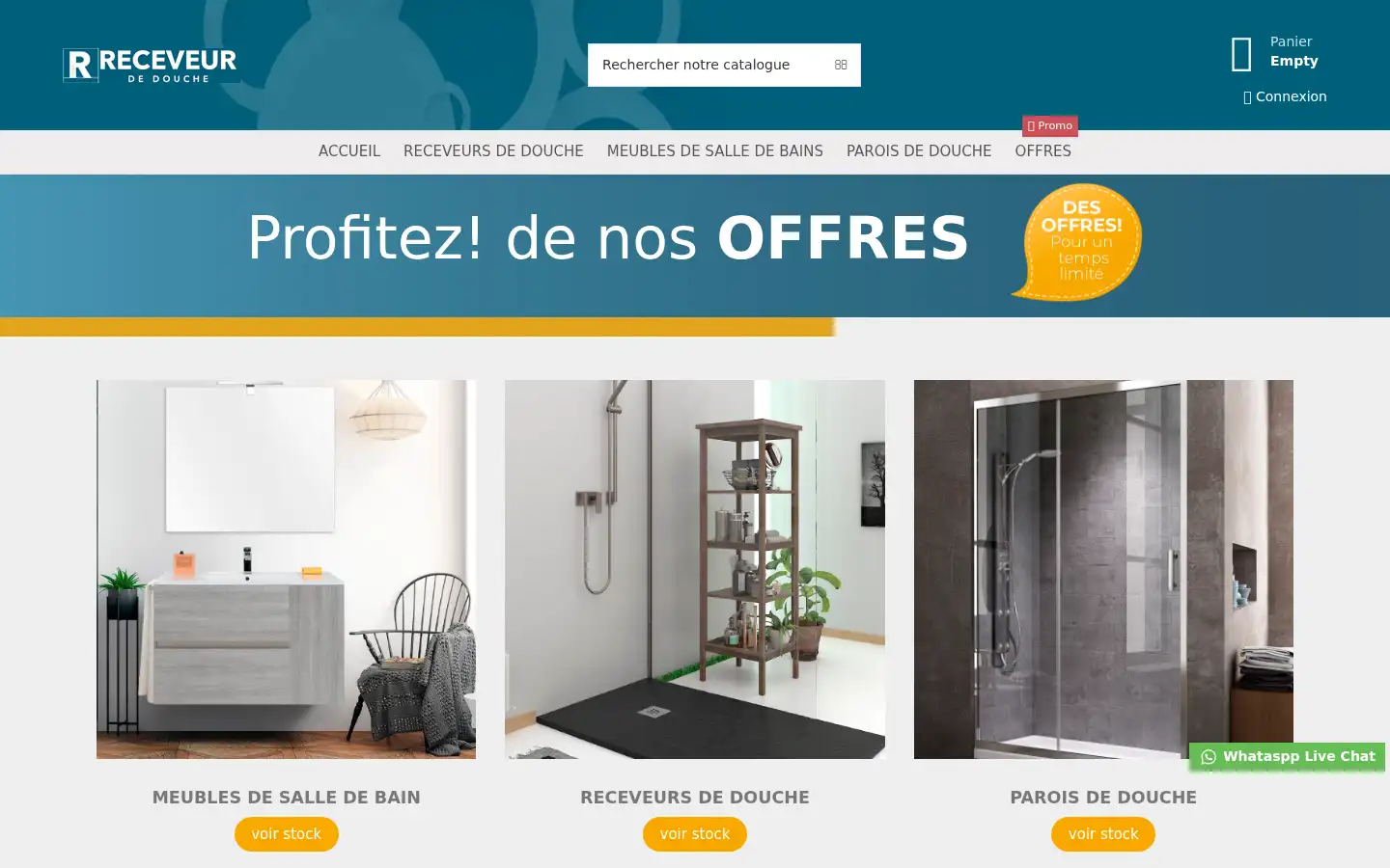 Screenshot of receveurdedoucheardoise.fr