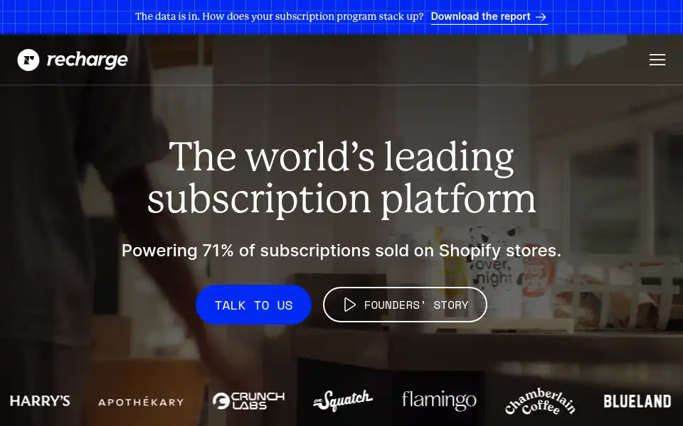 Screenshot of rechargeapps.com