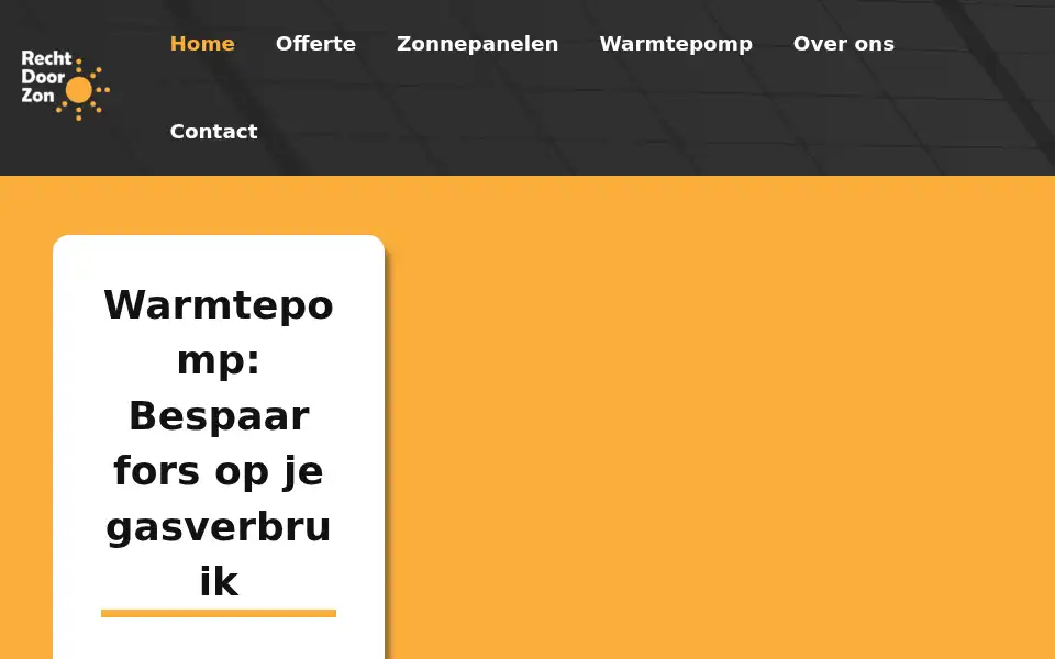 Screenshot of rechtdoorzon.nl