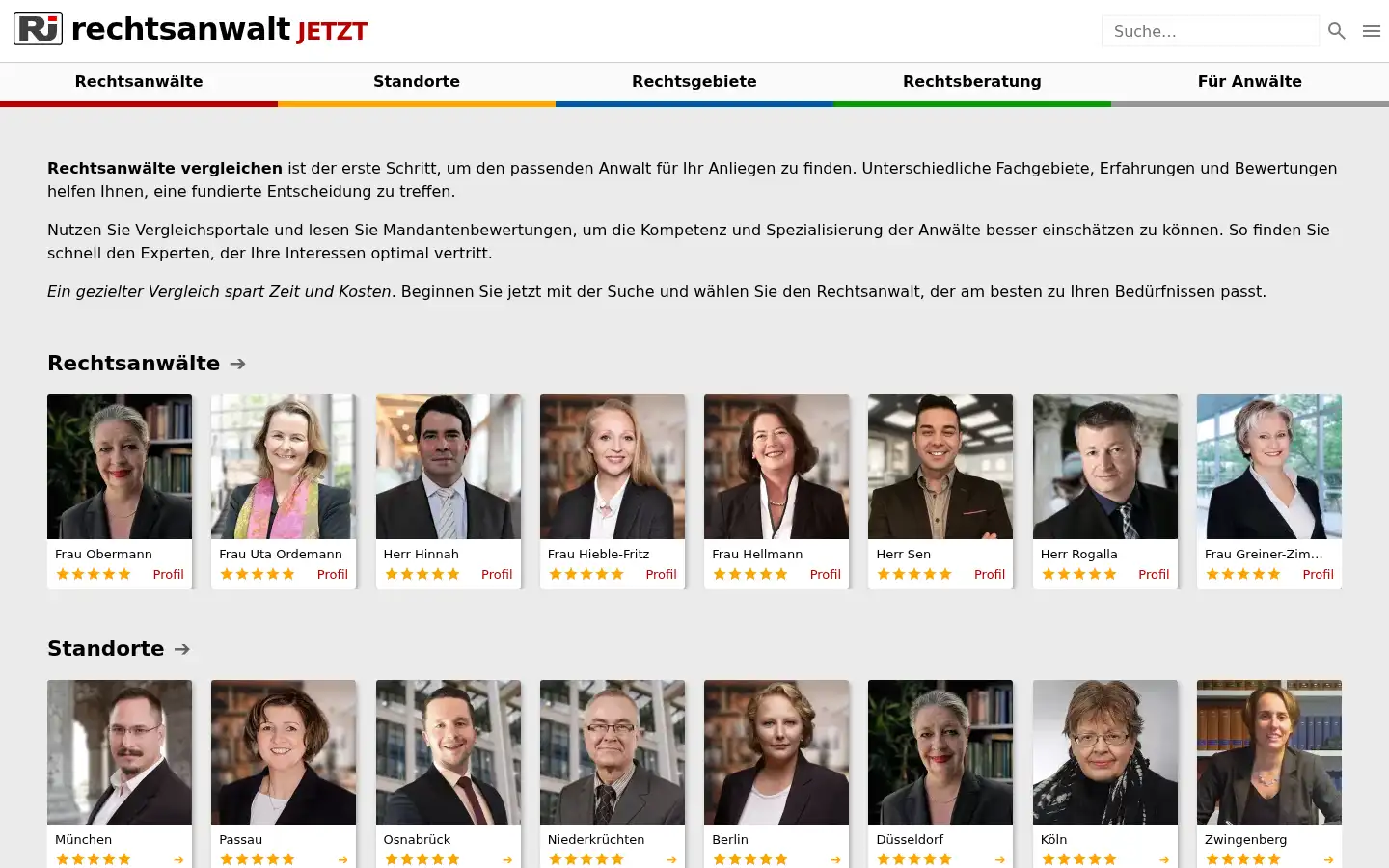 Screenshot of rechtsanwalt.jetzt