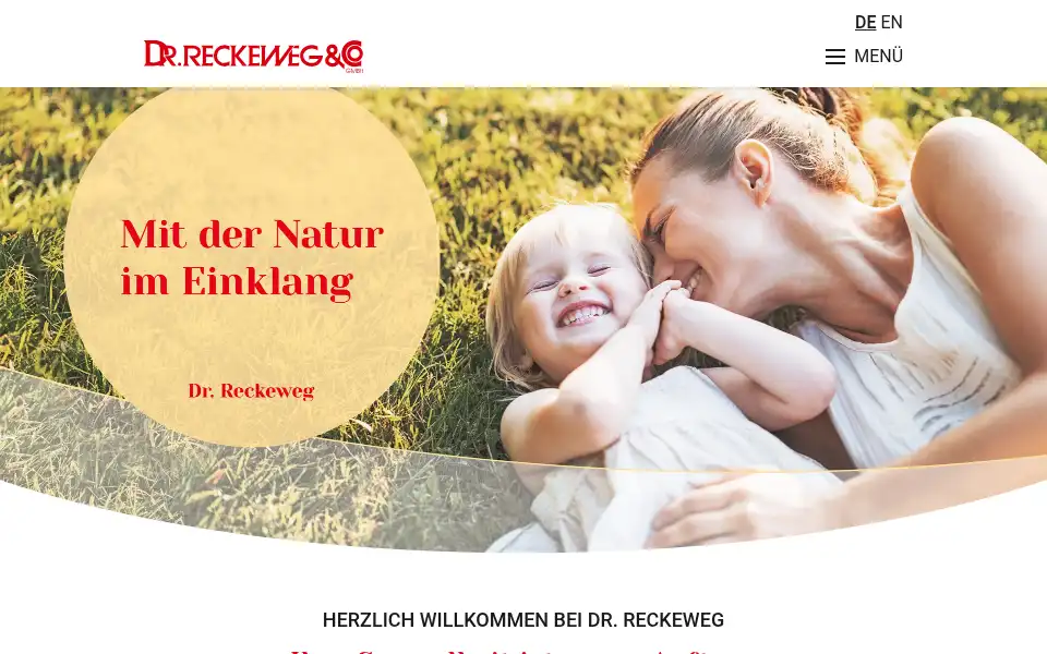 Screenshot of reckeweg.de