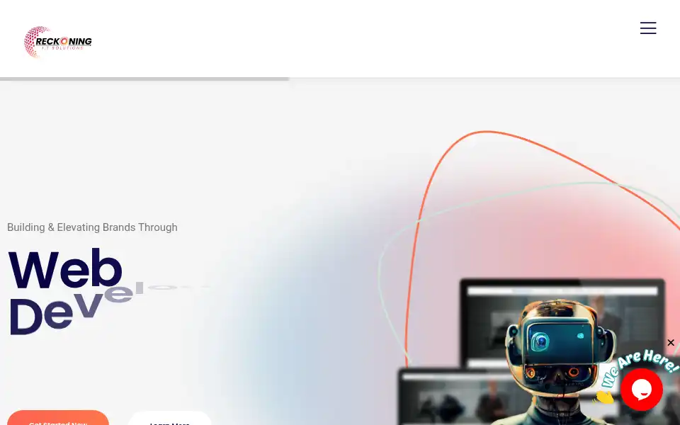 Screenshot of reckoningitsol.com