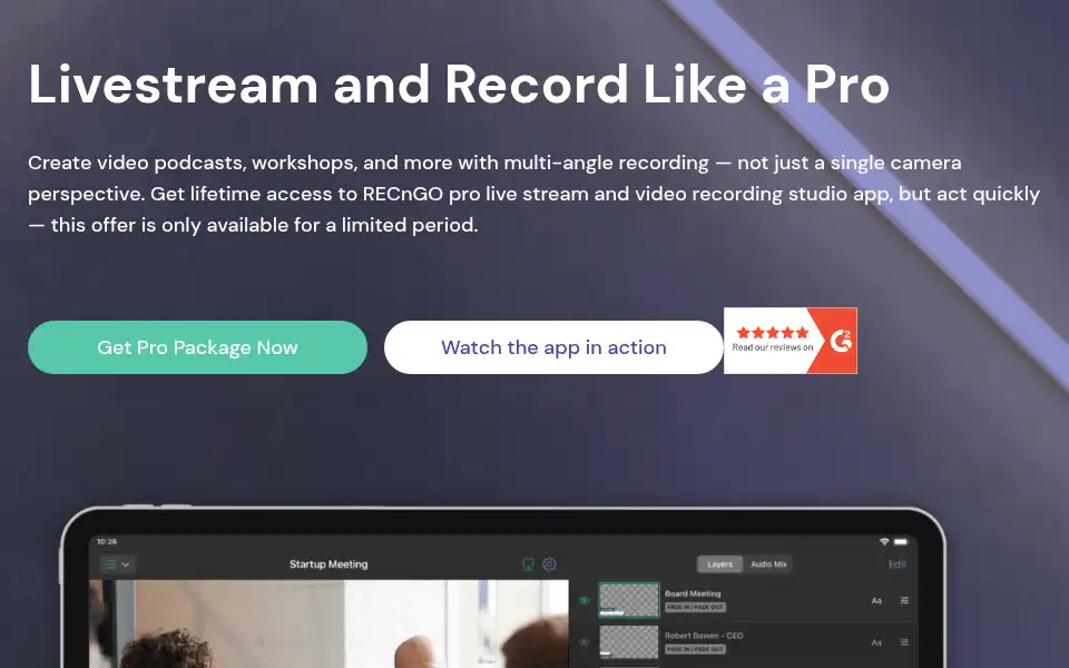 Screenshot of recngo.com