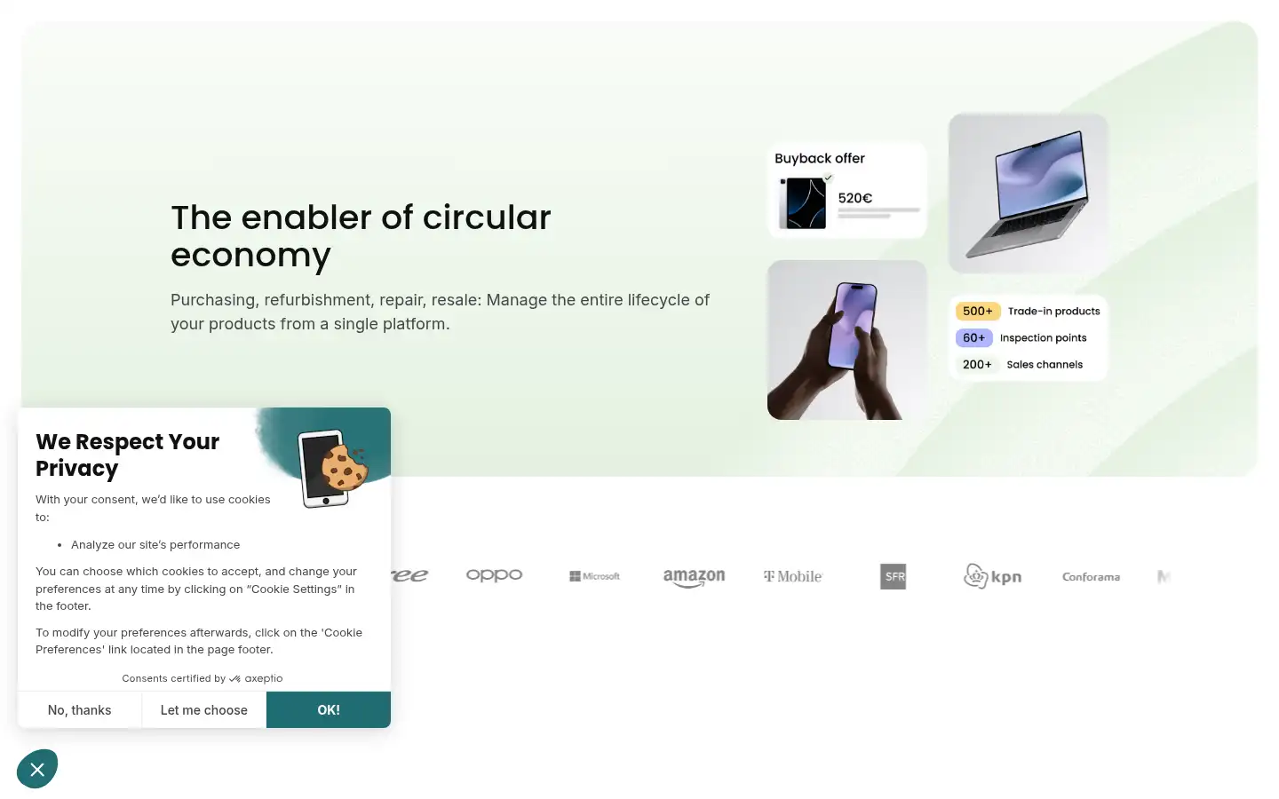 Screenshot of recommerce-group.com