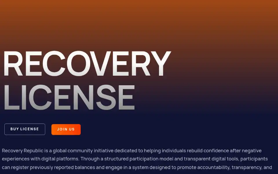 Screenshot of recoveryrepublic.io
