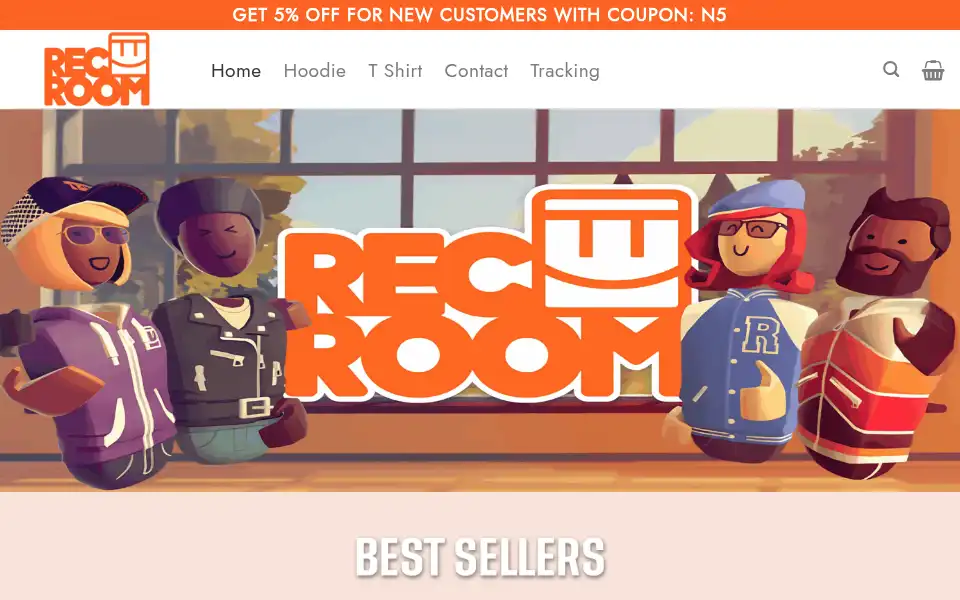 Screenshot of recroom.shop