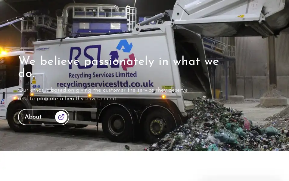 Screenshot of recyclingservicesltd.co.uk