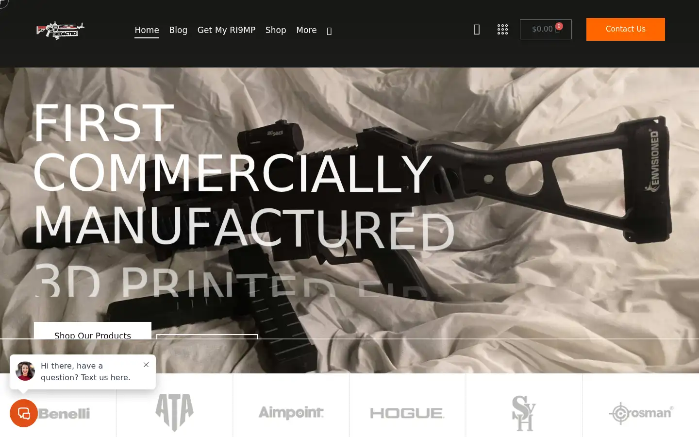 Screenshot of redactedinnovation.com